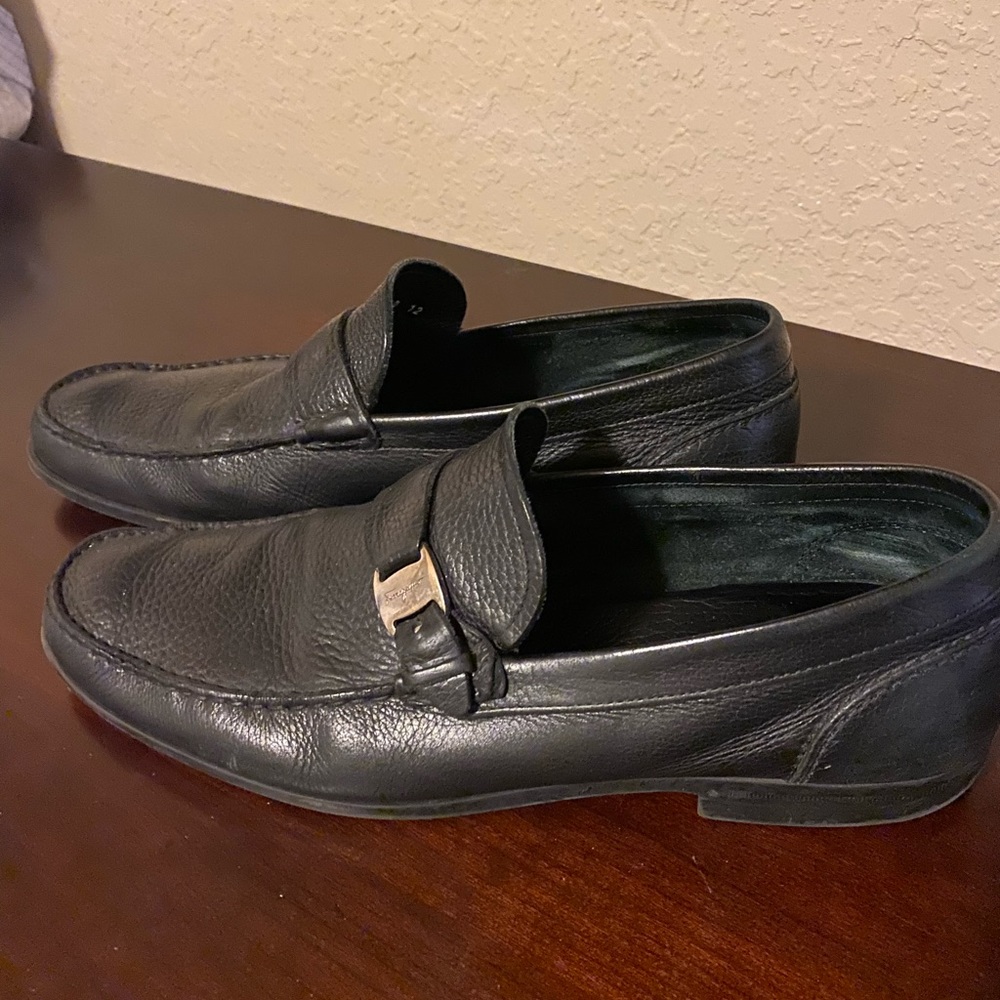 Men’s Ferragamo leather loafers